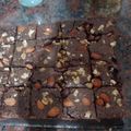 El cooksnap de Fati Vazquez cuando hizo Brownie de choco sin manteca 🐽🖤.
