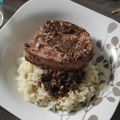 El cooksnap de Alejandra Vásquez cuando hizo Medallón de atún a la marinada.