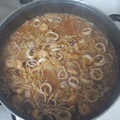 El cooksnap de Sara Diaz cuando hizo Fideuá fácil con almejas.