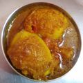 Sampa Chandra's cooksnap of when they made আলু দিয়ে ডিমের ঝোল (aloo diye dimer jhol recipe in Bengali).