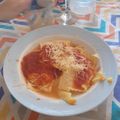 El cooksnap de Tres Osas cuando hizo Ravioles caseros de ricota y nuez! Masa con curry 🤩.