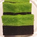 Cooksnap dari Su Phing untuk resep Bolu kukus paduan ketan hitam dan pandan