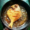 Bipasha Ismail Khan's cooksnap of when they made রূপচাঁদা ভাজা.