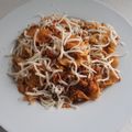 El cooksnap de MaryGlory cuando hizo Pasta boloñesa con champiñones.