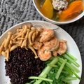 Cooksnap của HA khi họ làm theo món Tôm sốt teriyaki vị cam🍊Eatclean