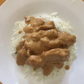 El cooksnap de encarni cuando hizo Tiras de pechuga de pollo en salsa de leche coco.