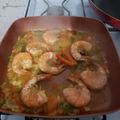 El cooksnap de Jose Javier Madera cuando hizo Camarones con naranja y chile chipotle.