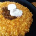 El cooksnap de DelicIANNcook cuando hizo Risotto de calabaza con queso de cabra y cebolla caramelizada.