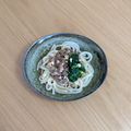 かホ！'s cooksnap of when they made 本場讃岐の温玉肉ぶっかけうどん.