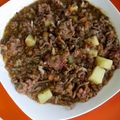 El cooksnap de Bärbel cuando hizo Lentejas a la antigua.
