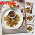Cooksnap dari Febie Floralies untuk resep Weci Sayur (Bakwan Sayur)