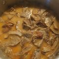 El cooksnap de Myriam cuando hizo Níscalos guisados.