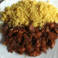 El cooksnap de Miguel cuando hizo Pechuga de pollo con setas y cous-cous.