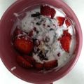 El cooksnap de Carmeta cuando hizo Yogurt con fruta y semillas.