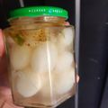 El cooksnap de Sol Salas cuando hizo Cebollitas en vinagre.