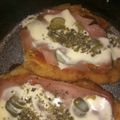 El cooksnap de Miguel Angel cuando hizo Milanesa napolitana de pollo a la sartén.