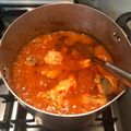 El cooksnap de Analia González cuando hizo Guisado de pollo, arroz y arvejas.