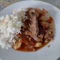El cooksnap de Sandra Peralta cuando hizo Bifes a la portuguesa como los de mi abuelo.