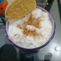 El cooksnap de Dulce trejo cuando hizo Arroz con Leche casero.