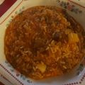 El cooksnap de natalia cuando hizo Guiso de arroz con carne.