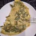 El cooksnap de Ariadna Lopez cuando hizo Tortilla de espárragos.