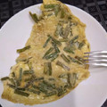 El cooksnap de Ariadna Lopez cuando hizo Tortilla de espárragos.