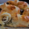 El cooksnap de Carolina Sáez Mer cuando hizo 🥐 Cruasanes de Hojaldre Rellenos de 🍫Chocolate y Fresas🍓.