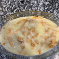 El cooksnap de ana belen cuando hizo Macarrones con chistorra roja con carne picada gratinados.