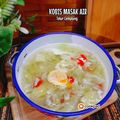Cooksnap Hani Shaimi semasa beliau membuat 👩‍🍳Masak Air Leek dan Jagung.