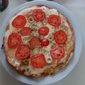 El cooksnap de Carolina Fraga cuando hizo Pizza al molde.