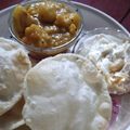 Sampa Chandra's cooksnap of when they made লুচি ও আলুর দম (luchi o aloor dum recipe in Bengali).