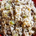 Rebecca Hammock's cooksnap of when they made Cajun Dirty Rice.