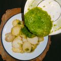 Falak Numa का कुकस्नैप जब उन्होंने खट्टे धनिया आलू (Khatte dhaniya aloo recipe in hindi) बनाया था।