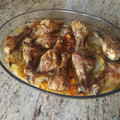 El cooksnap de Marta cuando hizo Muslos de pollo al horno.