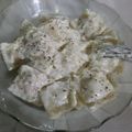 El cooksnap de Mariposa Pontiac cuando hizo Ravioles con salsa Blanca.