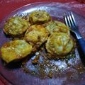 El cooksnap de Amira Lanza cuando hizo Sorrentinos de ricota y acelga caseros.