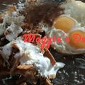 El cooksnap de Maggie cuando hizo Chilaquiles rojos.
