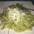 El cooksnap de Patricia Quiroga Newbery cuando hizo Pesto albahaca y perejil.