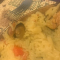 El cooksnap de Lyn Fernandez cuando hizo Arroz con mejillones.
