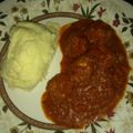 El cooksnap de Alejandra Apolo cuando hizo Albóndigas en salsa de tomate.