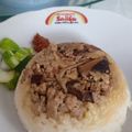 Cooksnap dari lolakitchen untuk resep Nasi Tim Babi Jamur (NON HALAL)