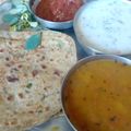 Tanuja Sharma's cooksnap of when they made Drumsticks Leaves Parantha.