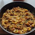 El cooksnap de Reyes Salgueiro cuando hizo Revuelto de calabacín.
