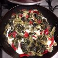 El cooksnap de hariana cuando hizo Dip de achicoria y morrón.