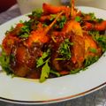 Veena Chopra का कुकस्नैप जब उन्होंने बैंगन आलू की सब्जी(baingan aloo ki sabzi recope inn hindi) बनाया था।