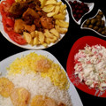 کوک اسنپ سارا بعد از امتحان کردن مرغ زرشکی 🌸.