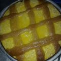 El cooksnap de Gabriela Tati Fleita cuando hizo Tarta de ricota, decorada como pasta frola.