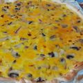 El cooksnap de alberto cuando hizo Quiche de bacon, champiñones y cebolla.
