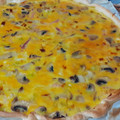 El cooksnap de alberto cuando hizo Quiche de bacon, champiñones y cebolla.