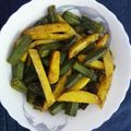 Sunanda Das's cooksnap of when they made ভিন্ডি ভাজা (Bhindi bhaja recipe in bengali).
